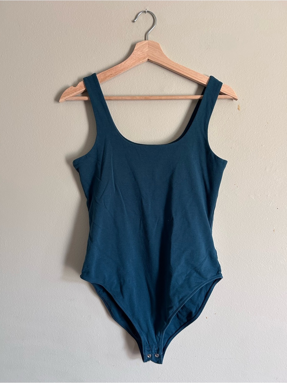 Old Navy Teal Scoop Neck Bodysuit